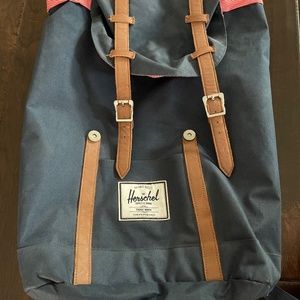 Navy Herschel Backpack